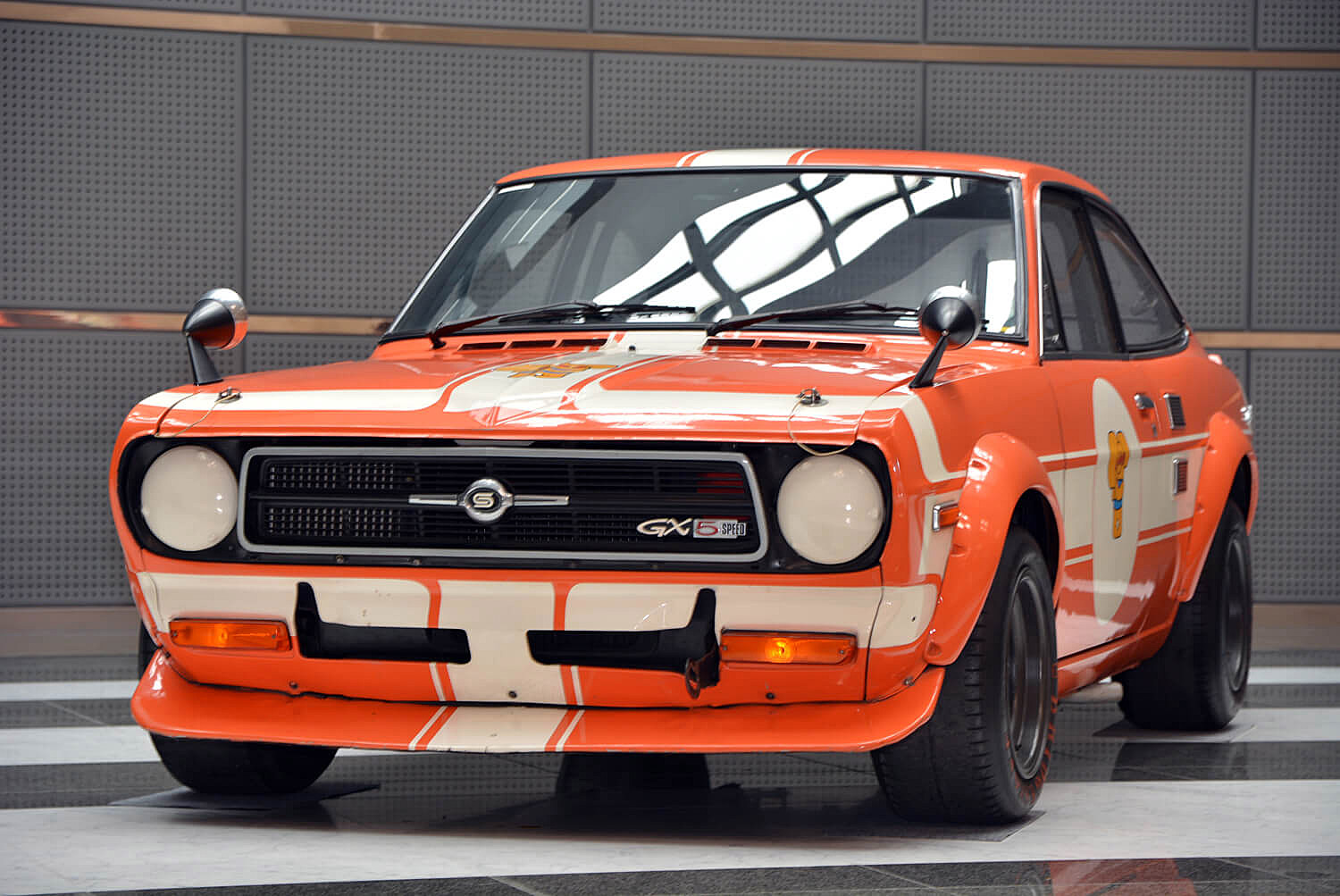 1972年式日産サニー1200クーペGX-5 特殊ツーリングカー（TS）仕様 内装