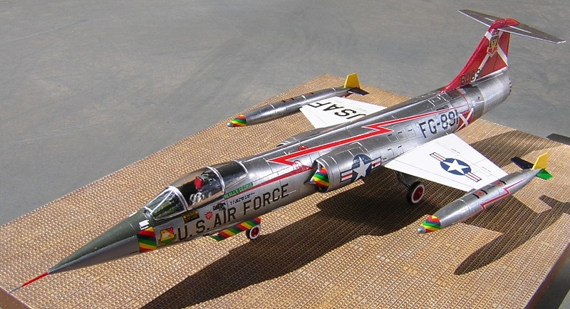 ロッキード F-104C スターファイター （ハセガワ1/72改造） 飛行機