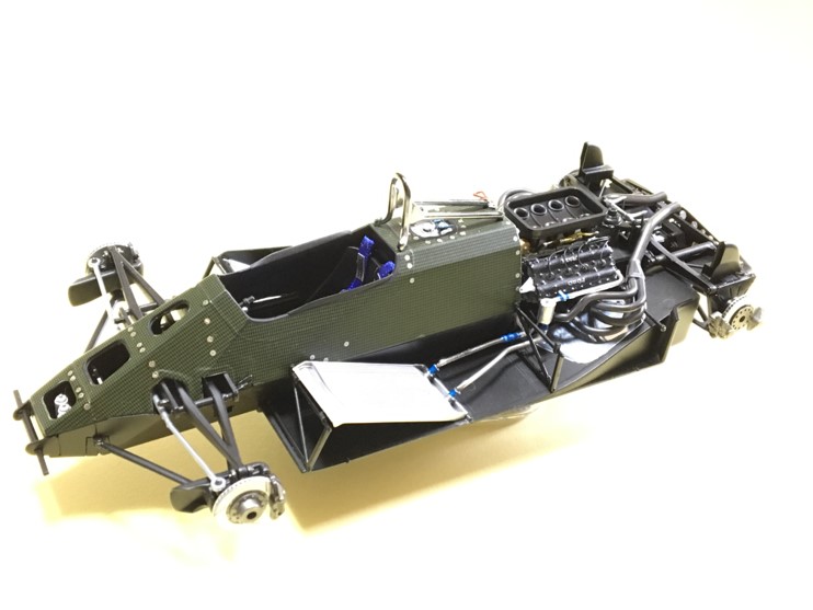 Team Lotus type91 1982 Satoru Nakajima first F1 test (EBBRO 1