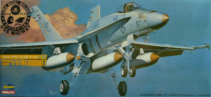 McDonnell Douglas F/A-18A “Hornet” 製作記（Hasegawa 1/72