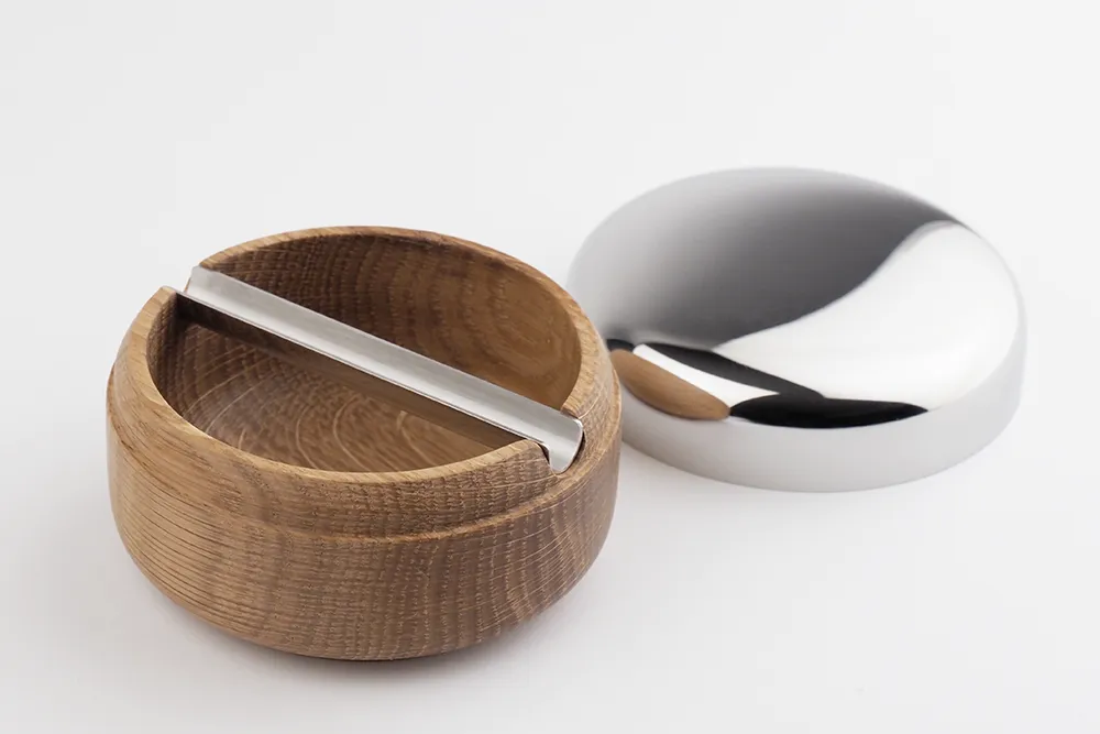 Alfredo Salt Jar with Spoon アルフレッド ソルトジャー / GEORG JENSEN