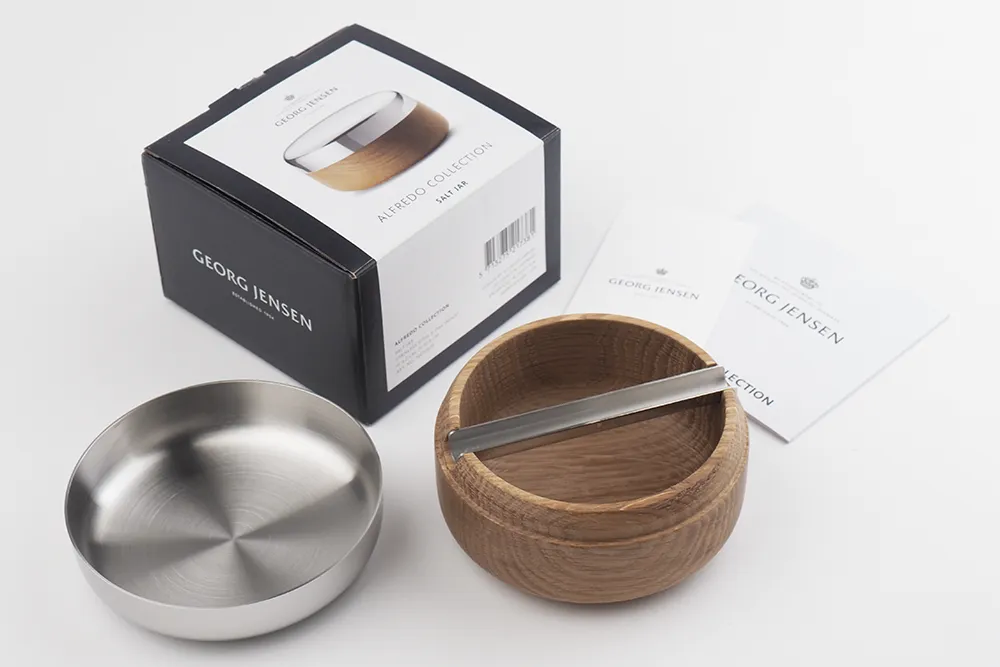 Alfredo Salt Jar with Spoon アルフレッド ソルトジャー / GEORG JENSEN