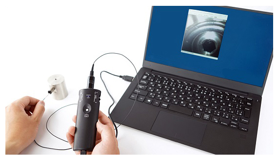 極細φ1.8工業用内視鏡/M1129N-18A120S | シロ産業 |