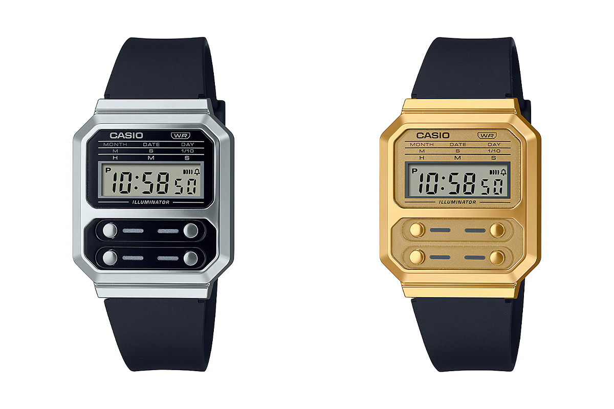 カシオ往年のデジタルウォッチ、シンプルな樹脂バンドモデル - Impress