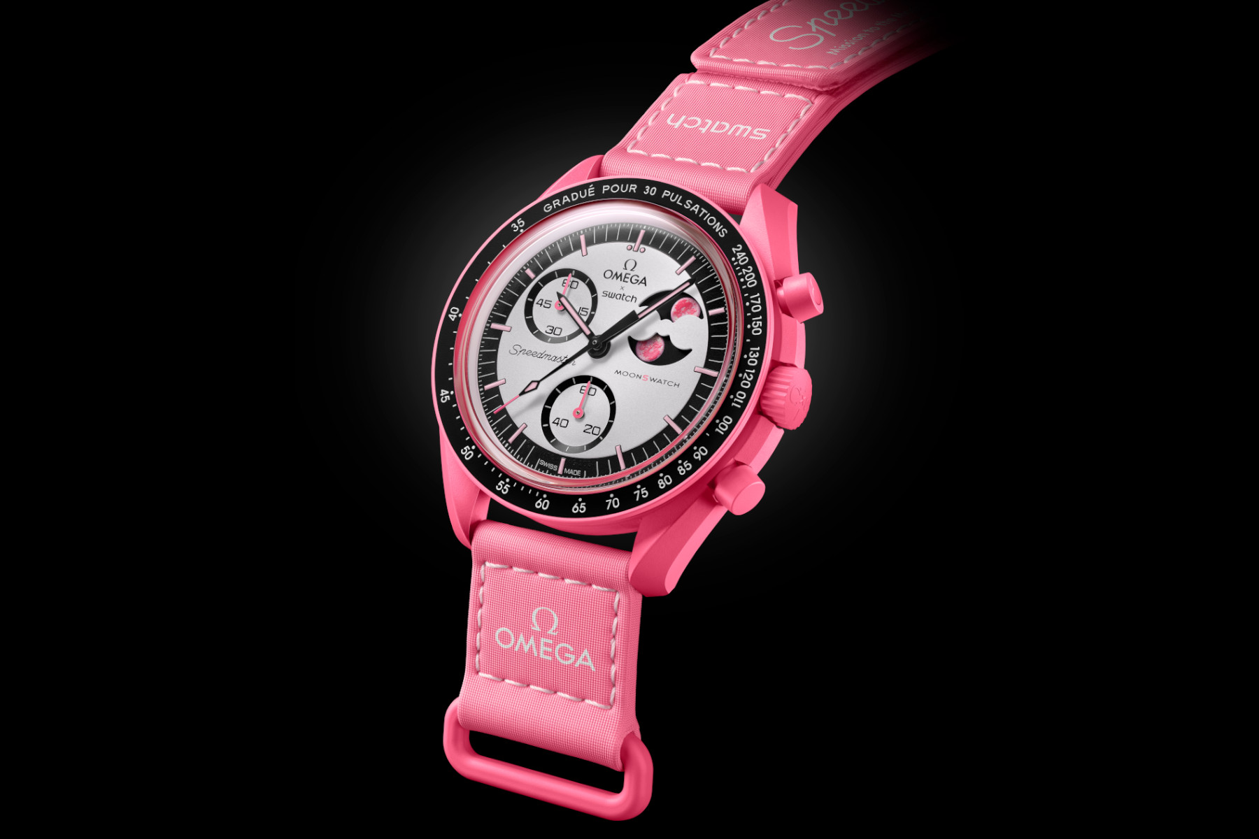 オメガ×スウォッチ、“ピンクムーン”の限定モデル登場 - Impress Watch