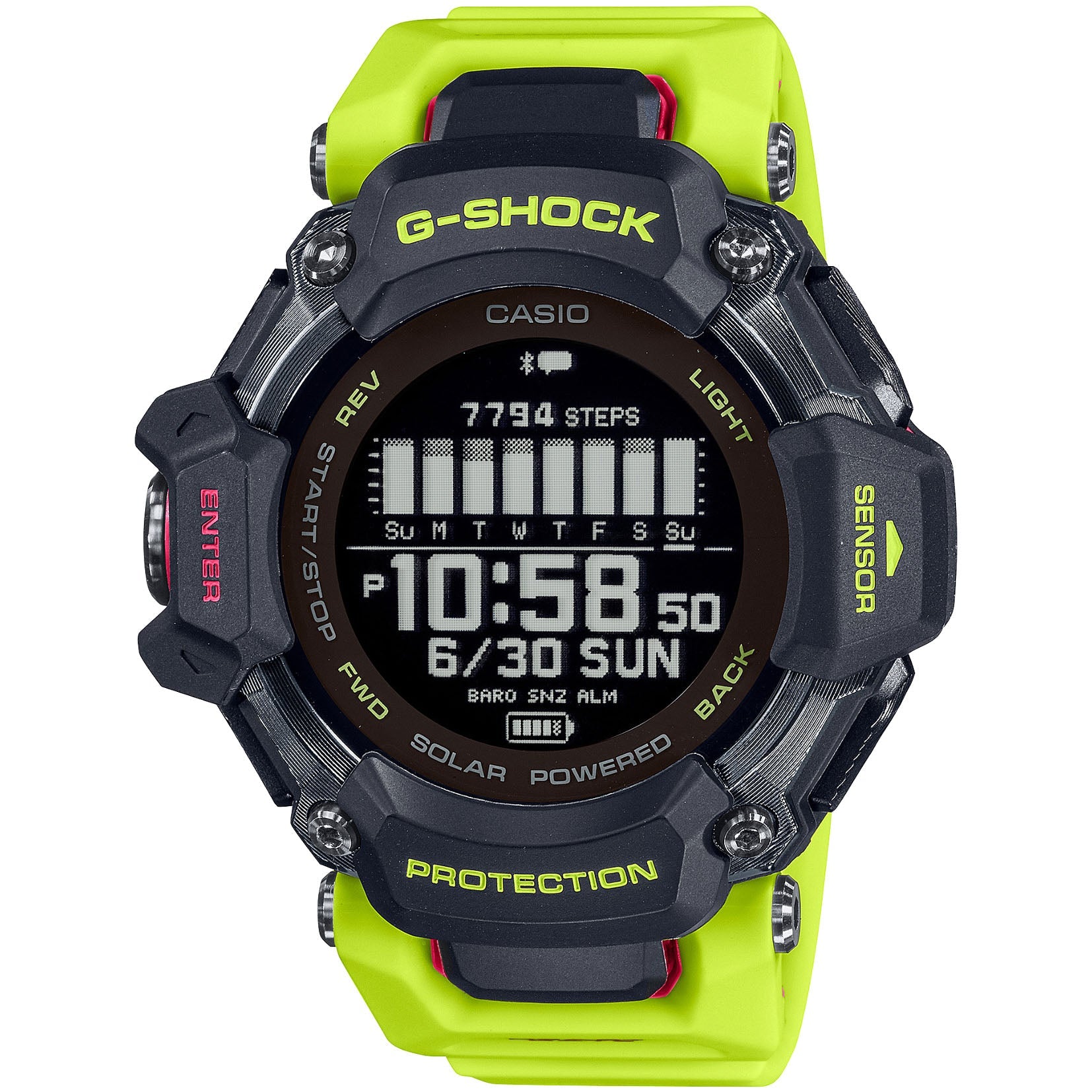 G-Shock GBDH2000 Move HRM+GPS Neon Yellow | Watches.com