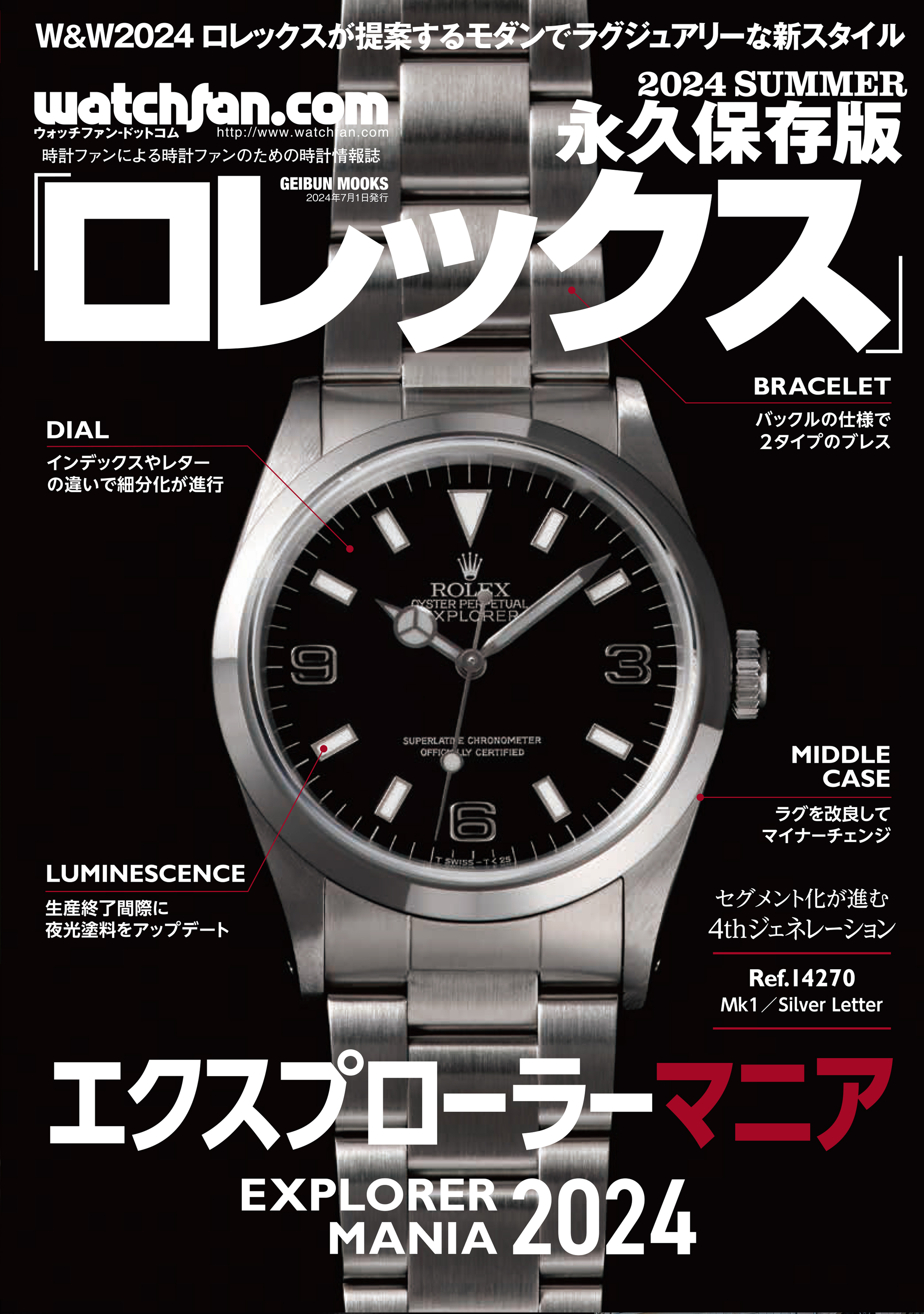 Watchfan.com 永久保存版ロレックス 2024 SUMMER - ウォッチファン