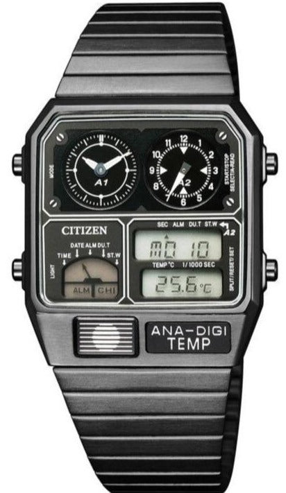 Citizen Retro Analog-Digital Temperature ANA-DIGI-Temp JG2105-93E