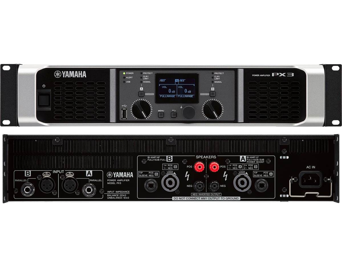 YAMAHA ヤマハ PX3 ◇ パワーアンプ ・300W+300W 8Ω 送料無料