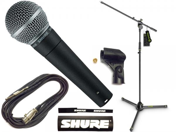 SHURE シュア SM58-LCE Gravity三脚マイクスタンドセット （XLR