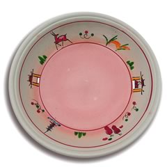 奈良絵赤膚焼菓子皿 | 2011稲門祭