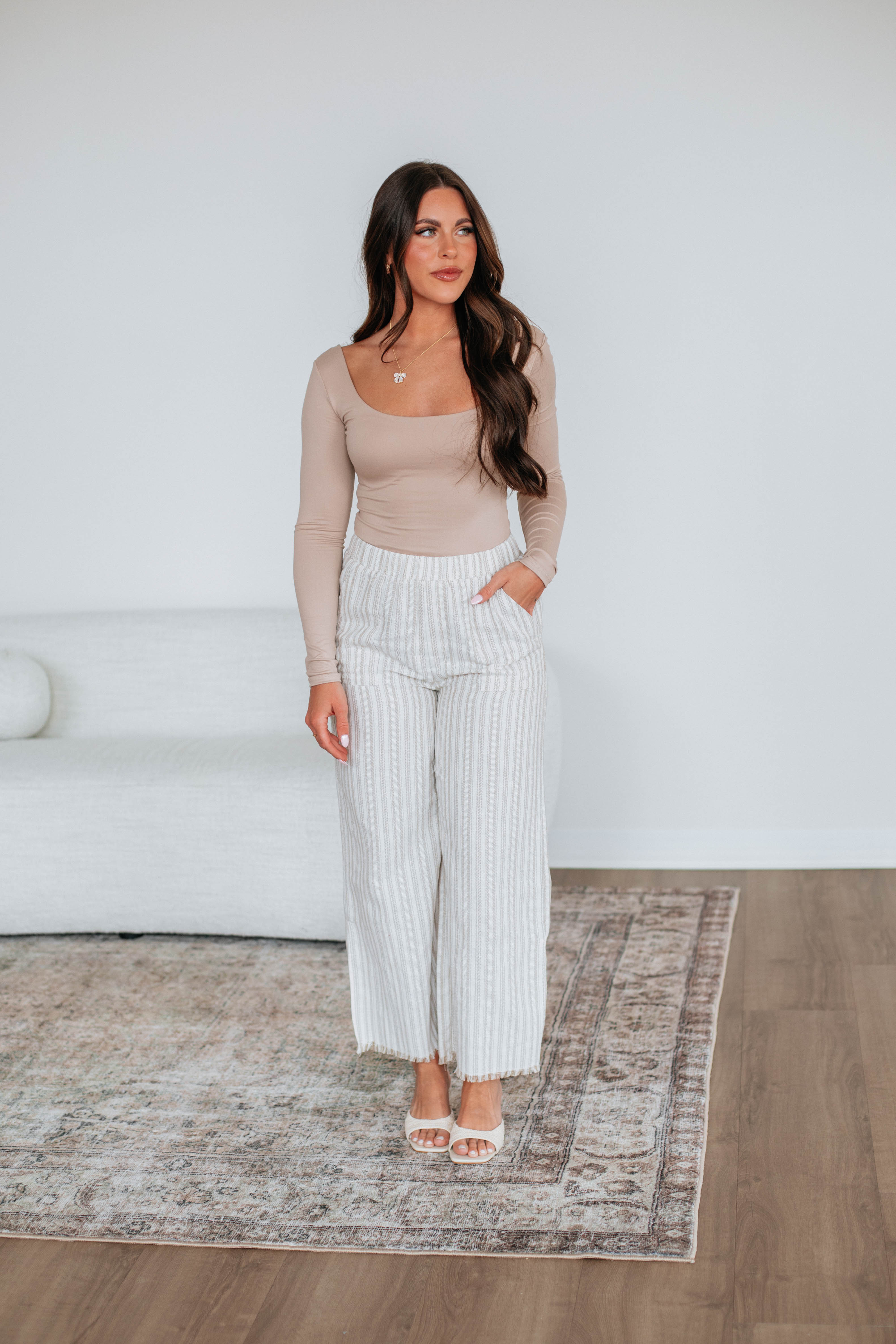 Emmaly Striped Linen Pants – Wild Oak Boutique