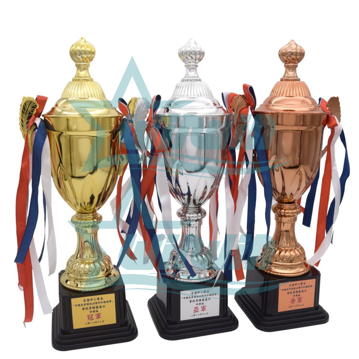 三色金屬獎盃mc35 金銀銅獎盃
