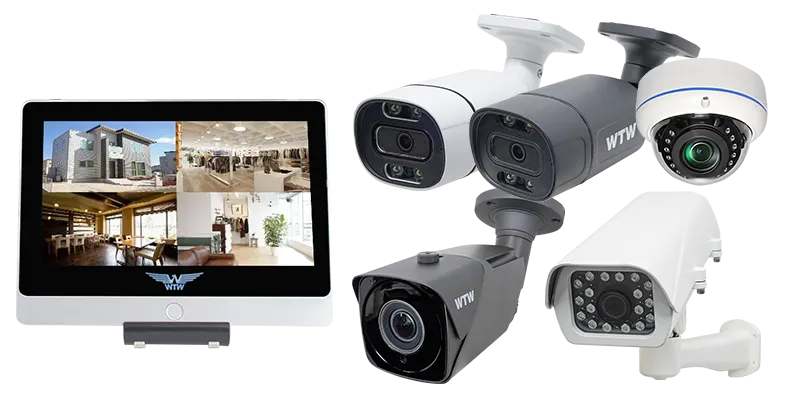 暗視防犯カメラ。夜間監視カメラ・ナイトビュカメラセット。(PEC