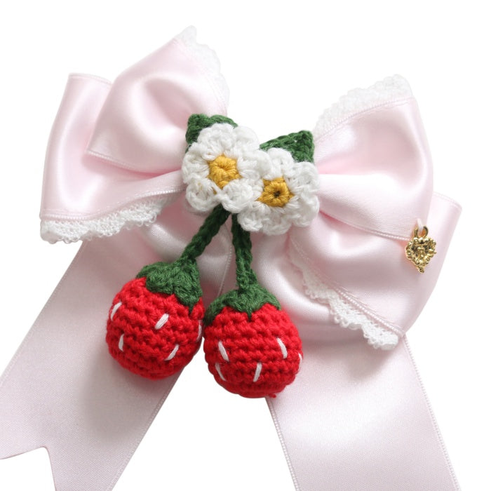 USED】ゆらゆらいちごのサテンリボンクリップ | BABY, THE STARS SHINE