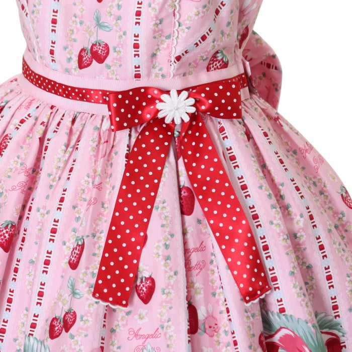 USED】Little Bunny Strawberryジャンパースカート | Angelic Pretty
