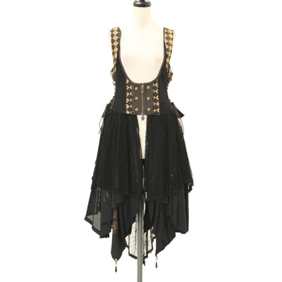 USED】薔薇刺繍ジャガードジャンパースカート | Ozz On | ロリータ