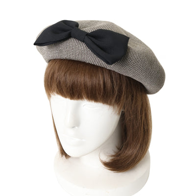 USED】別珍クラシカルボンネット（黒×シルバー） | ALICE and the