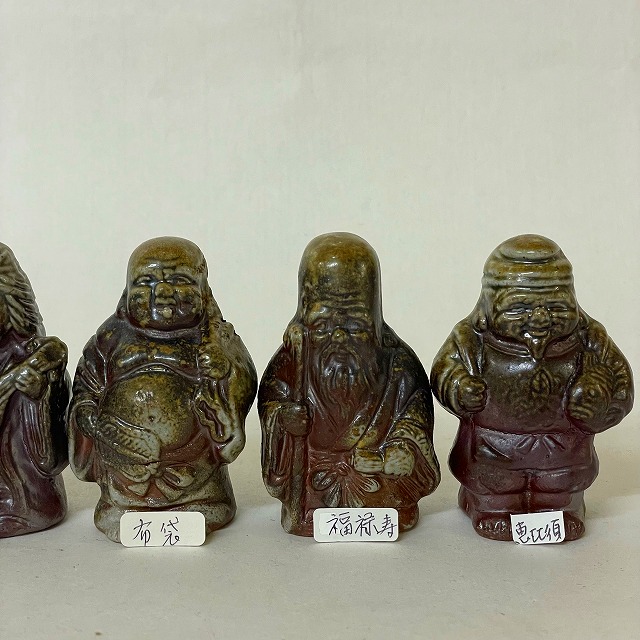 陶吉作 備前焼 七福神 備前焼陶吉は人間国宝作品から現代作品・和食器