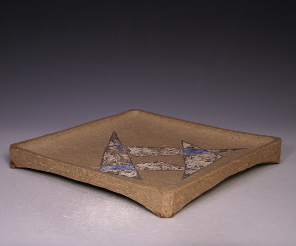 森 陶岳 作 「絵皿」 ～備前焼専門卸小売店 川口陶楽苑～