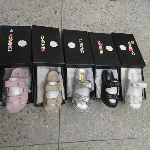 シャネル サンダル レディース Chanel 秋冬サンダル もこもこ ハイ