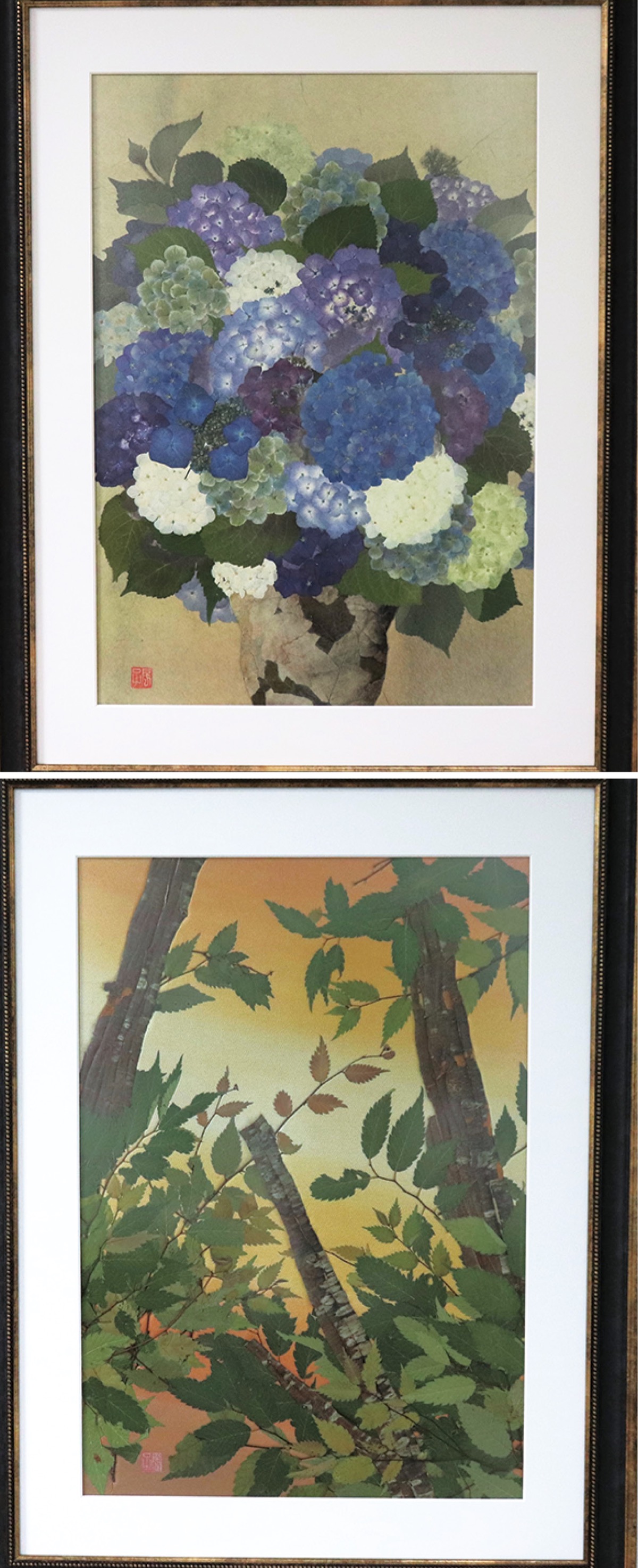 中野在住荒井さん 押し花絵画を寄贈 相模原協働病院に | さがみはら緑