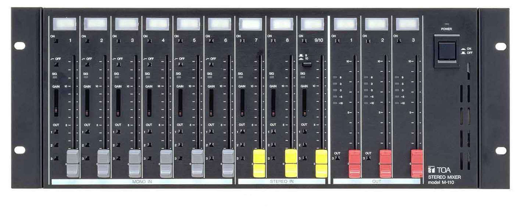 ステレオミキサー (M-110) | TOA株式会社