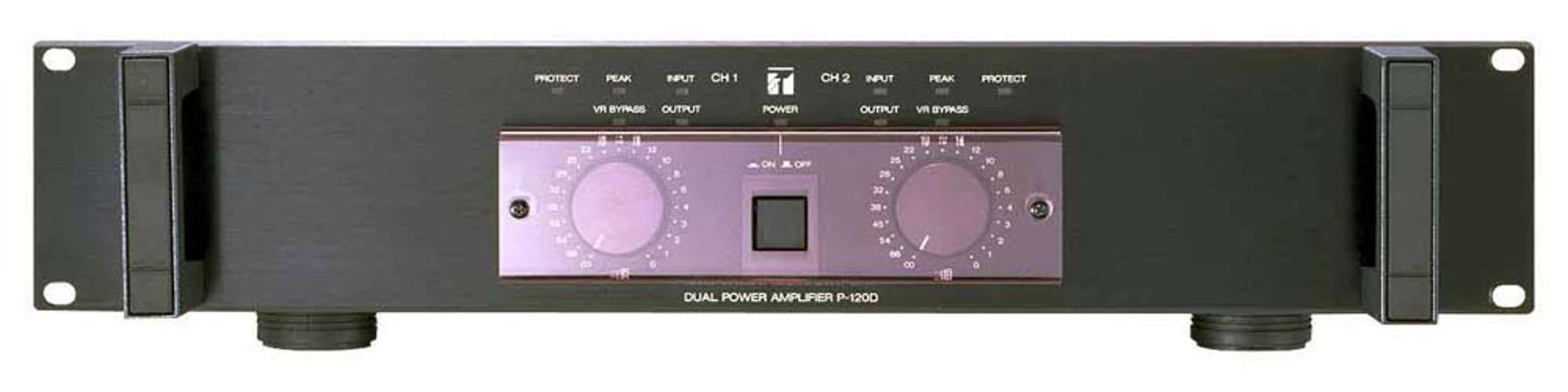 パワ－アンプ 200W×2ch (P-120D) | TOA株式会社