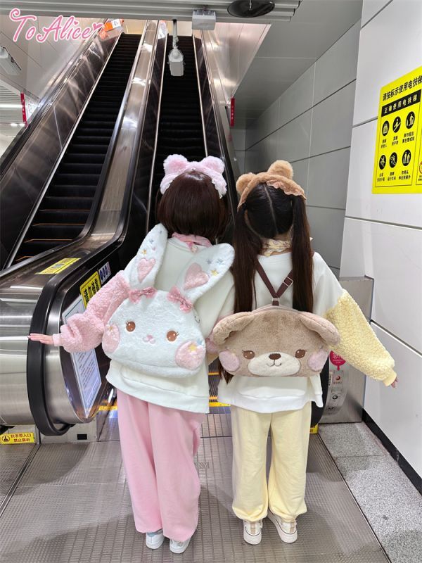 ToAlice】P920ゆめかわくまさんフェイスバッグ - To Alice