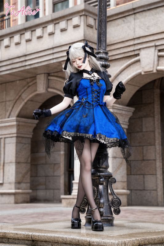 BlackShamrock】F60ジャカードバタフライモチーフボレロ - To Alice