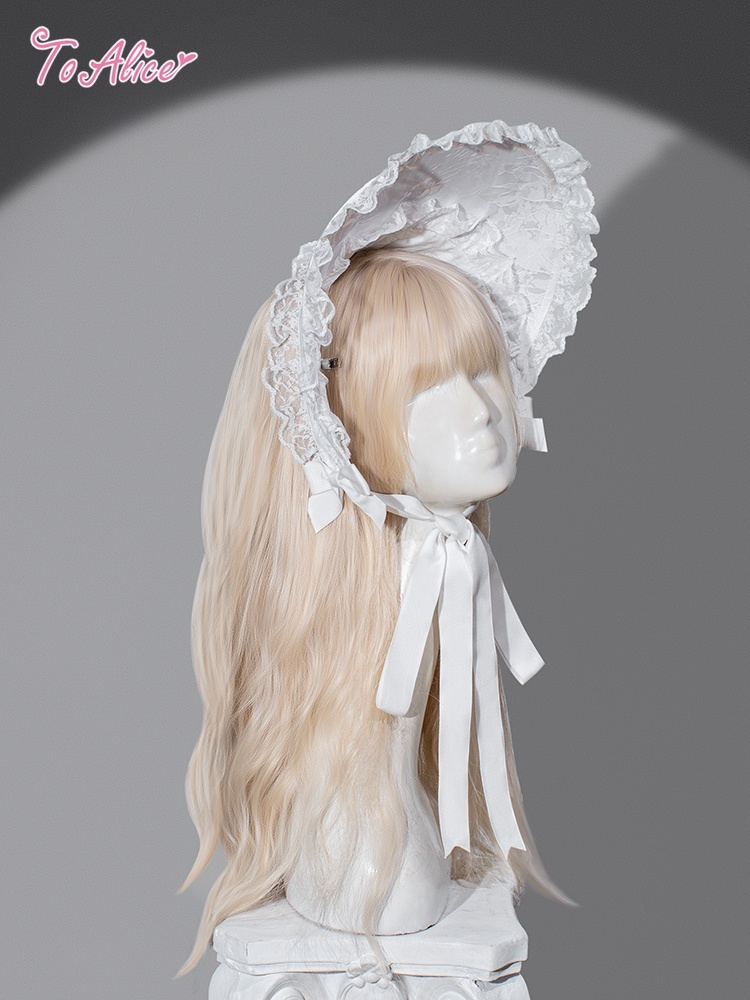 BlackShamrock】FS90 ホワイトレースヘッドドレス - To Alice