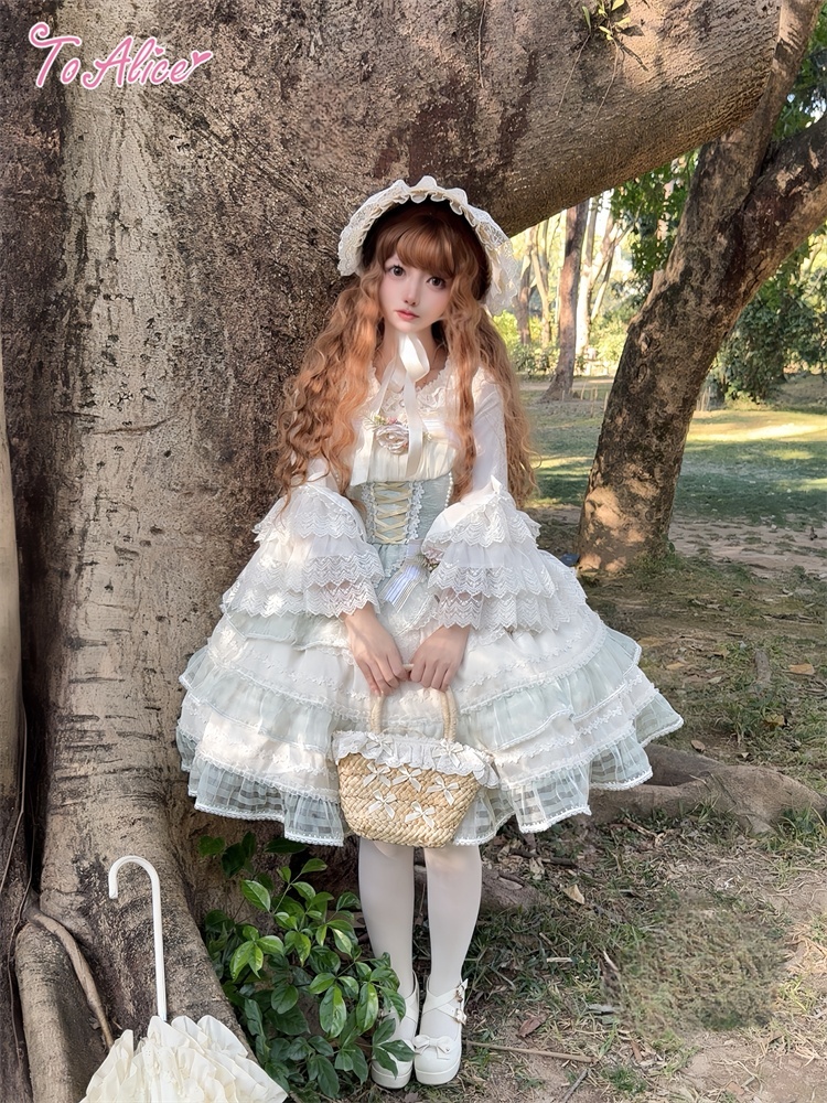 ToAlice】L1647フリルたっぷりドール姫袖ブラウス - To Alice