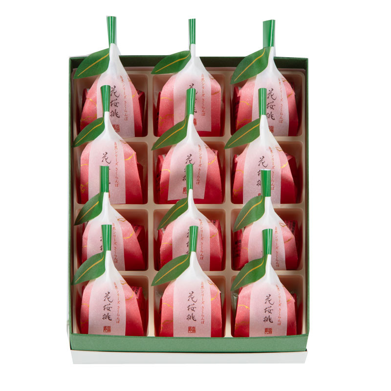 宗家 源 吉兆庵］花桜桃（12個入） - 2026 春のお彼岸＜食品