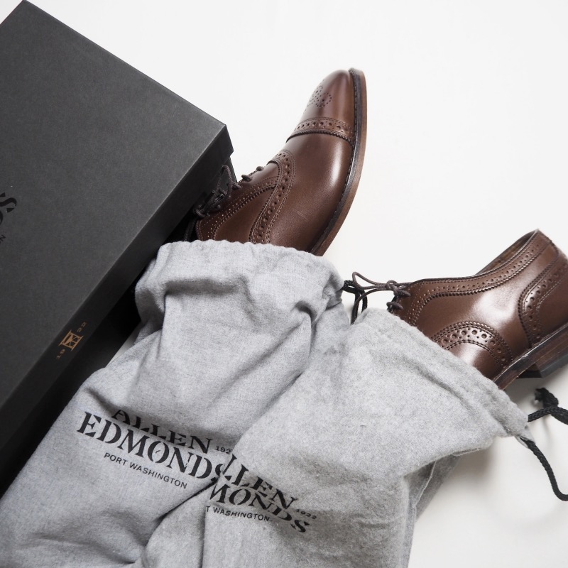 Allen Edmonds アレンエドモンズ フルブローグストレートチップ