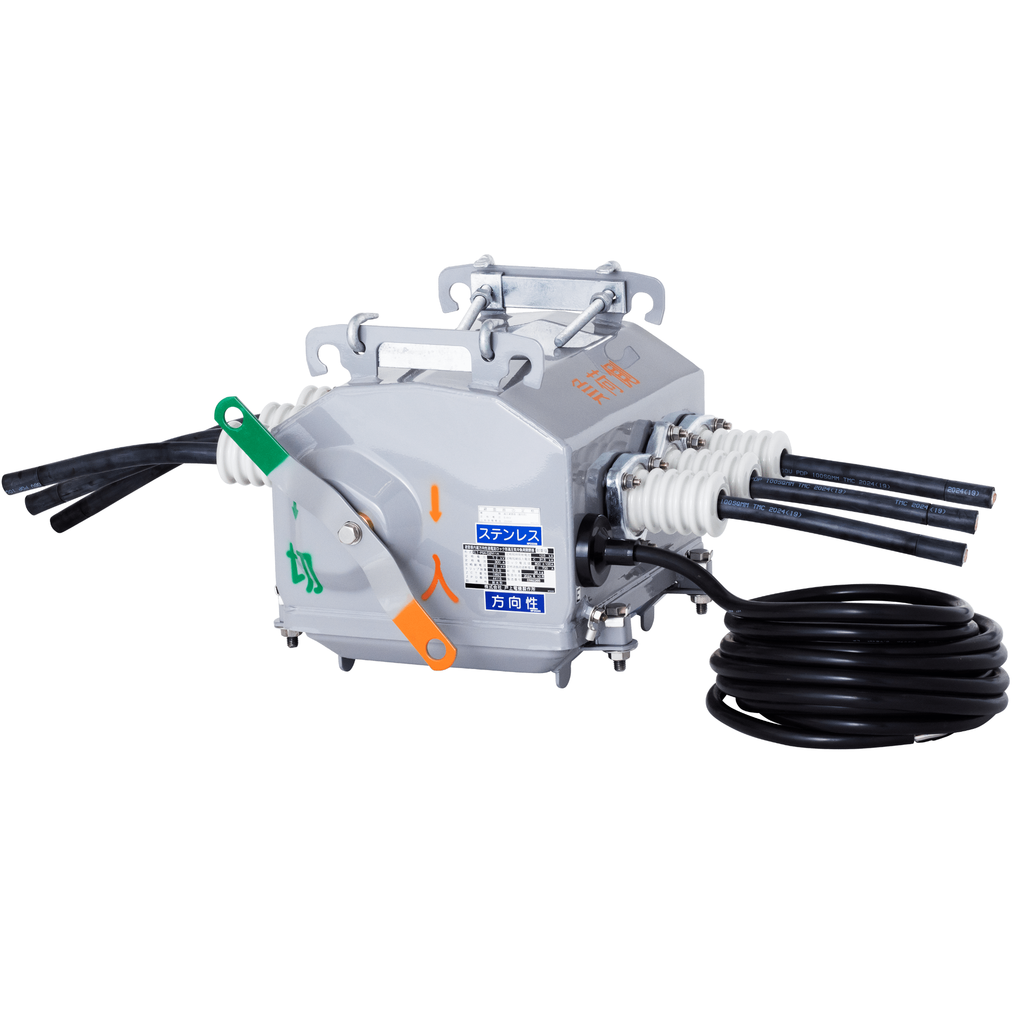 LA内蔵GR付PAS｜柱上用SOG開閉器｜製品情報｜株式会社戸上電機製作所