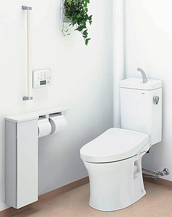 TOTOピュアレストMR+ウォシュレットS1A（TCF6543AK）｜トイレの
