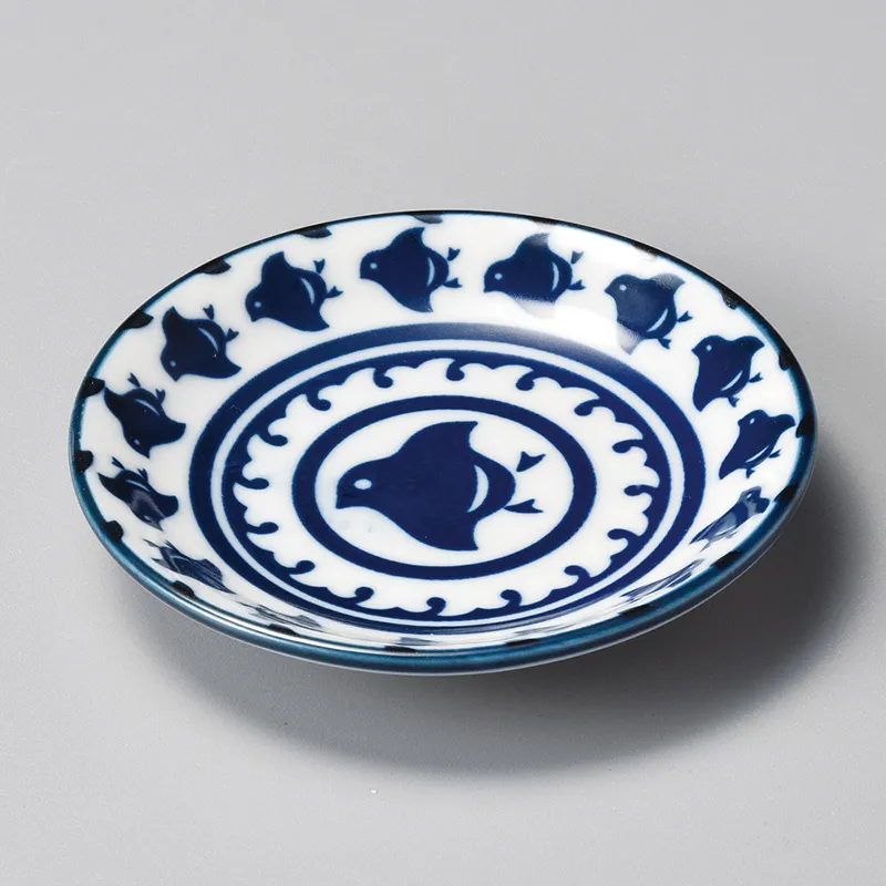 和模様 千鳥3.0皿(和風豆皿)|食器通販の陶磁庵