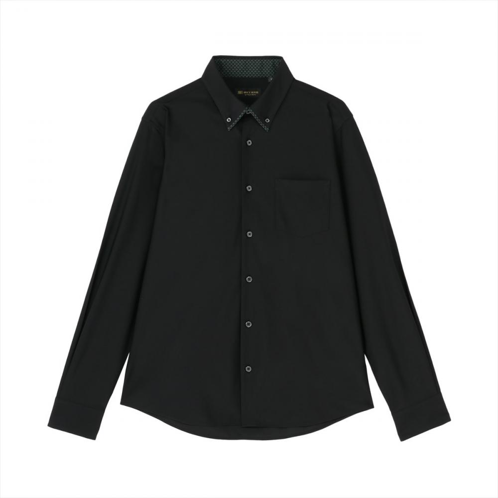 デザインカジュアルシャツ ホリゾンタルワイド 長袖 メンズ(S