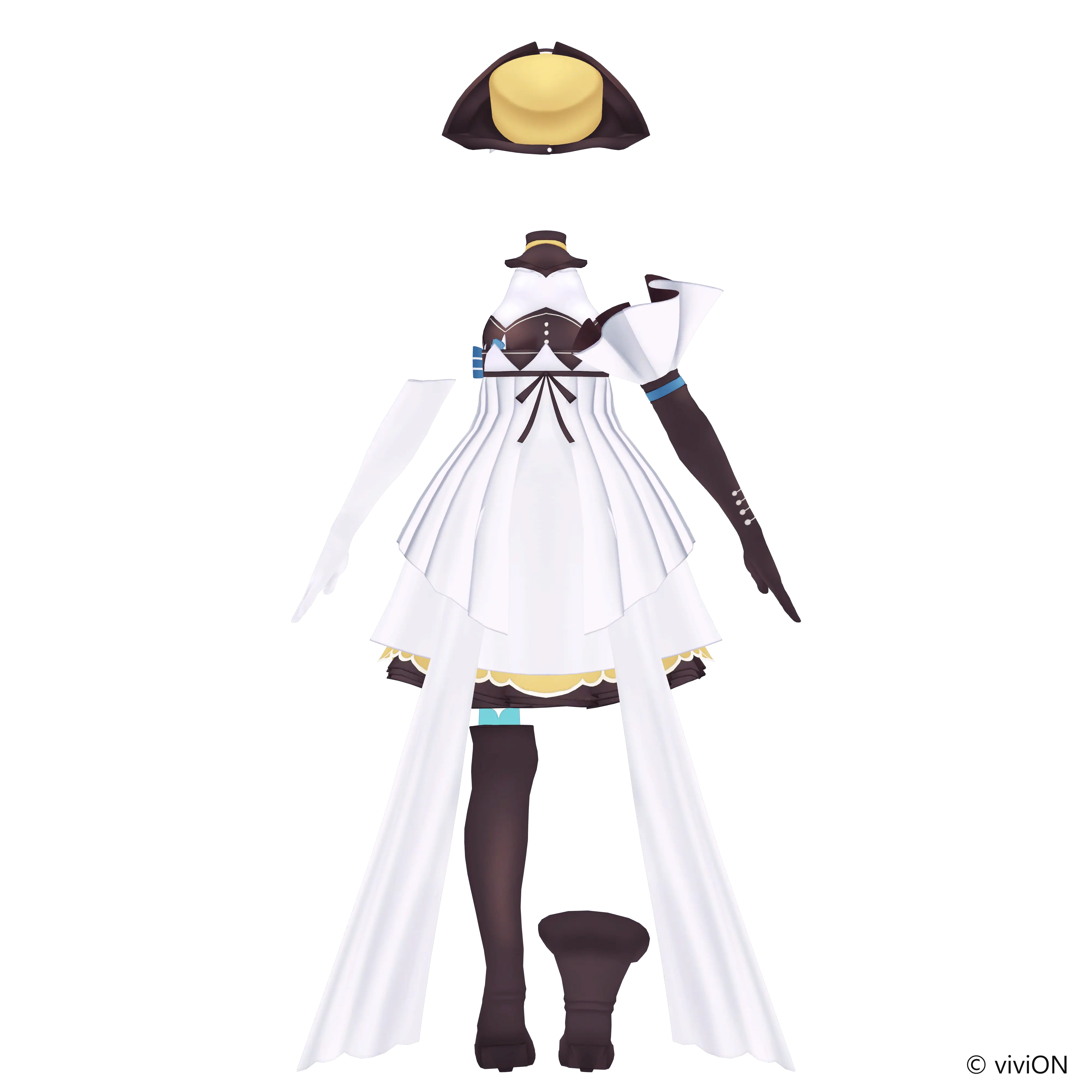 栗駒こまる あおぎり高校公式VRChat衣装(Kikyo): トータルコーデ