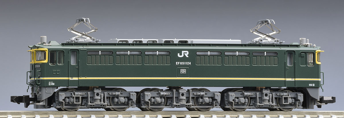 JR EF65-1000形電気機関車(1124号機・トワイライト色・グレー台車