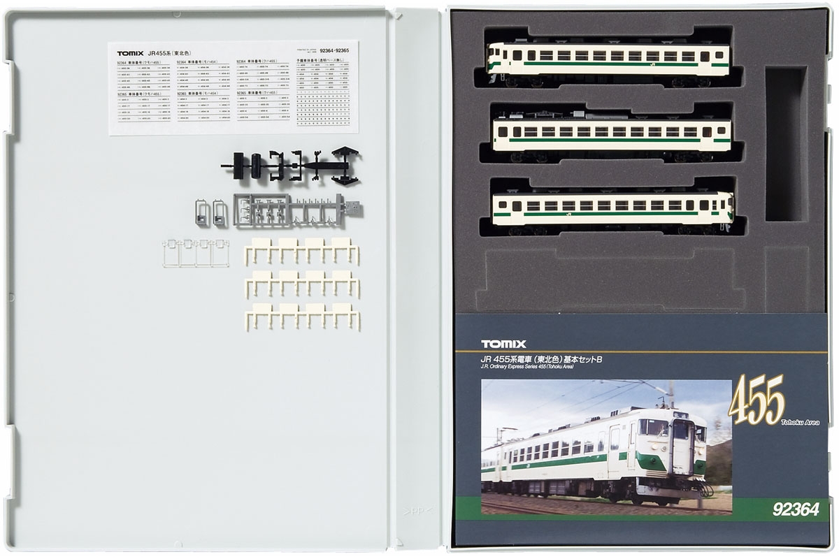 JR 455系電車（東北色）基本セットB｜製品情報｜製品検索｜鉄道模型
