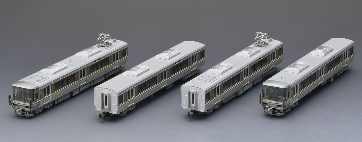 JR 223-2000系近郊電車（1次車・転落防止幌付・4両編成）セット｜製品