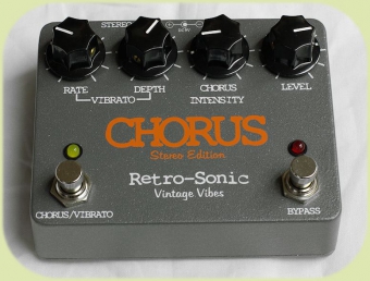 Retro-Sonic Chorus Pedal:Guitars, Pedals Amps Effects