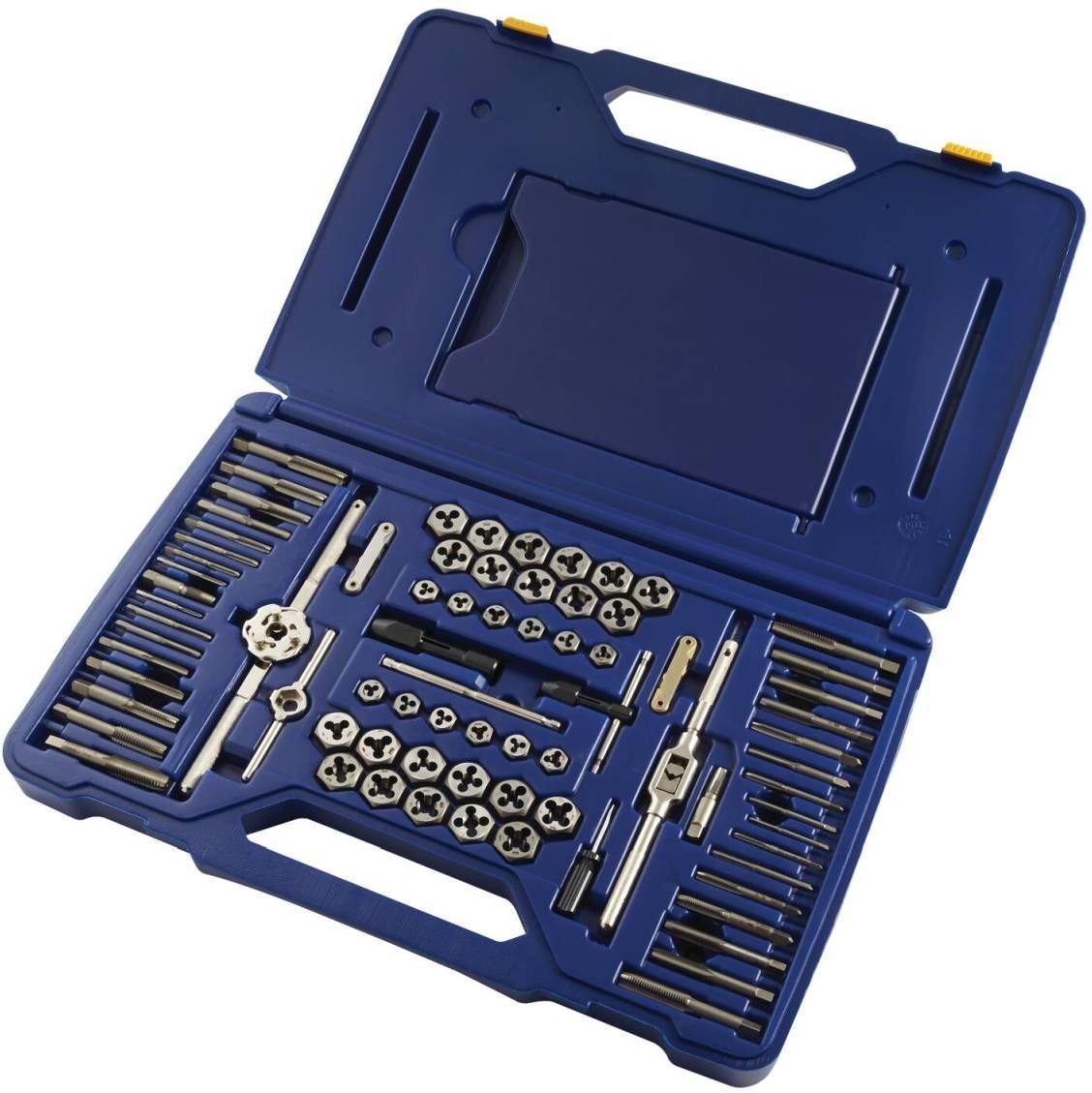 Irwin 26376 HANSON Machine Screw/Fractional/Metric Tap And Die Set