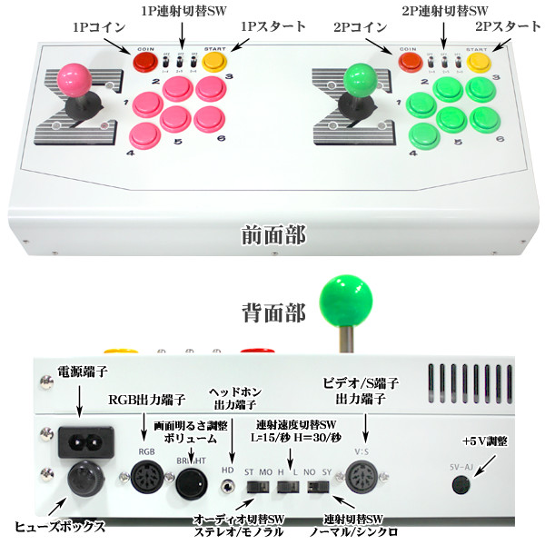 アーケードゲームコントロールボックス 白龍 / Arcade Game Control