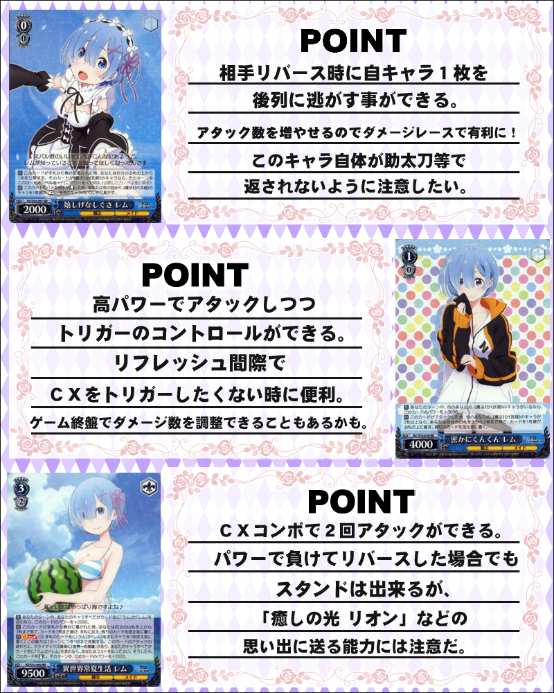 ヴァイスシュヴァルツ】リゼロVol.2を使ったデッキ紹介&解説&おススメ