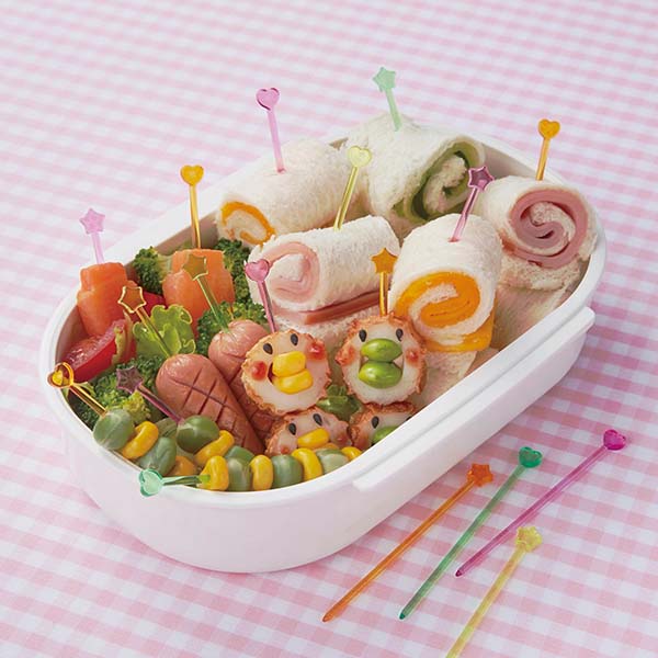 クリアカラーピック [P-3718] : TORUNE／トルネの楽しいランチグッズ