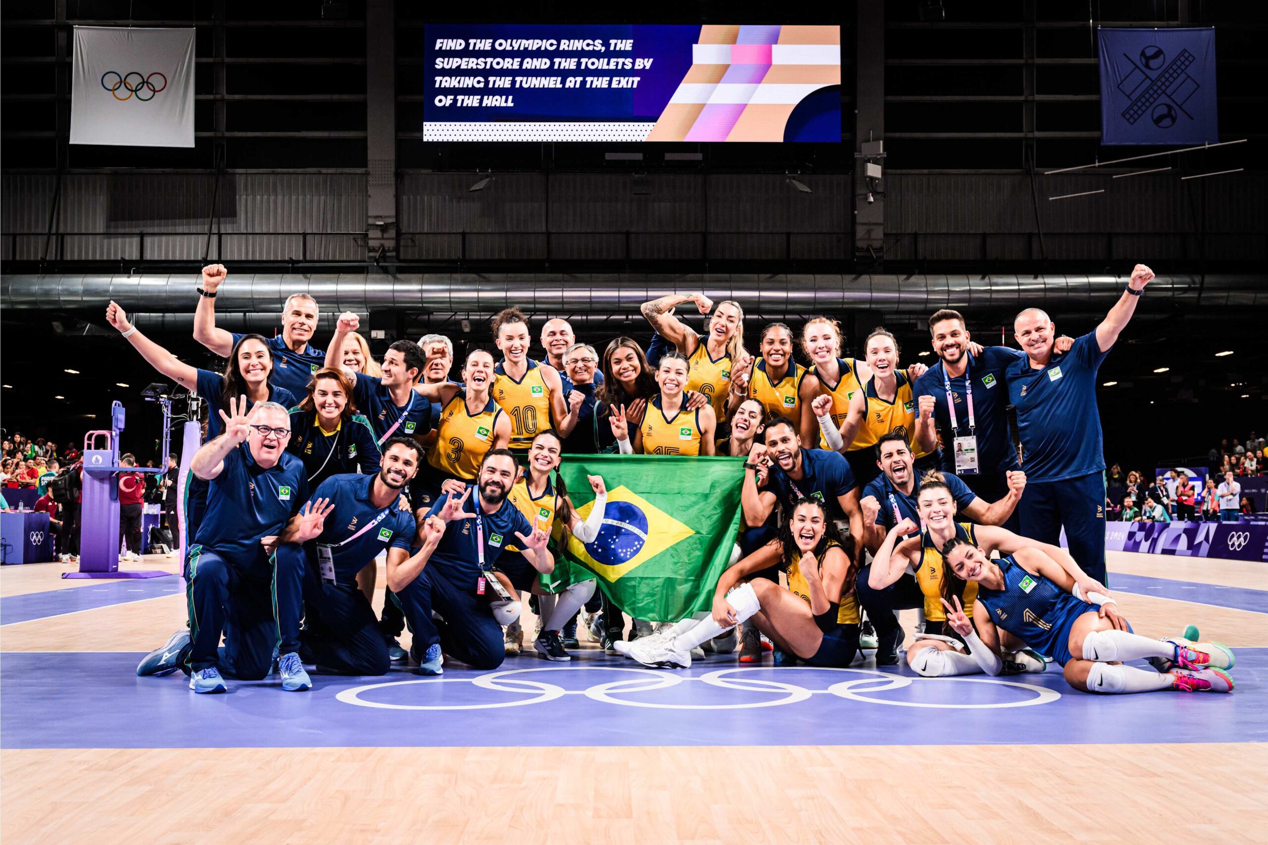 ブラジルがトルコを振り切って銅メダル獲得！（パリ五輪バレーボール