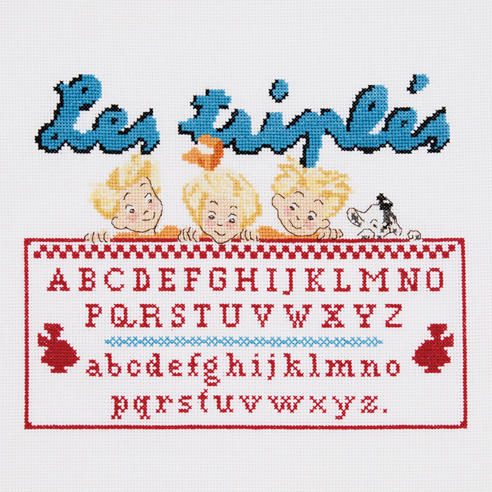 レ・トリプレ みつごちゃんのクロスステッチ図案帖: 本｜手づくり