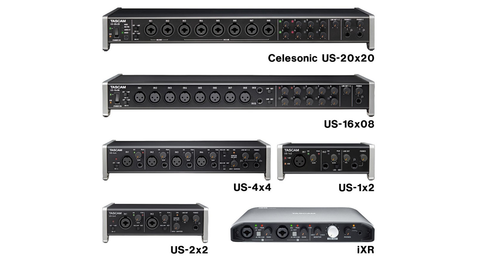 TASCAMオーディオインターフェース『USシリーズ』の専用ソフト